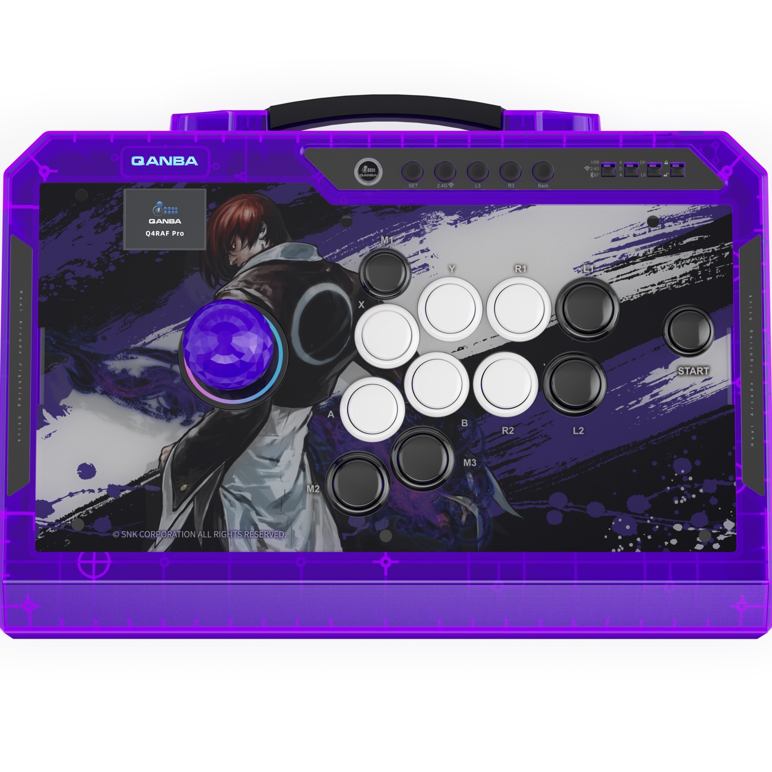 QANBA 拳覇Q4 アーケードコントローラー（アケコン）　レバースティック型 プレオーダー] Qanba Q4 RAF Pro 8K Arcade Fight Stick - SNK公式