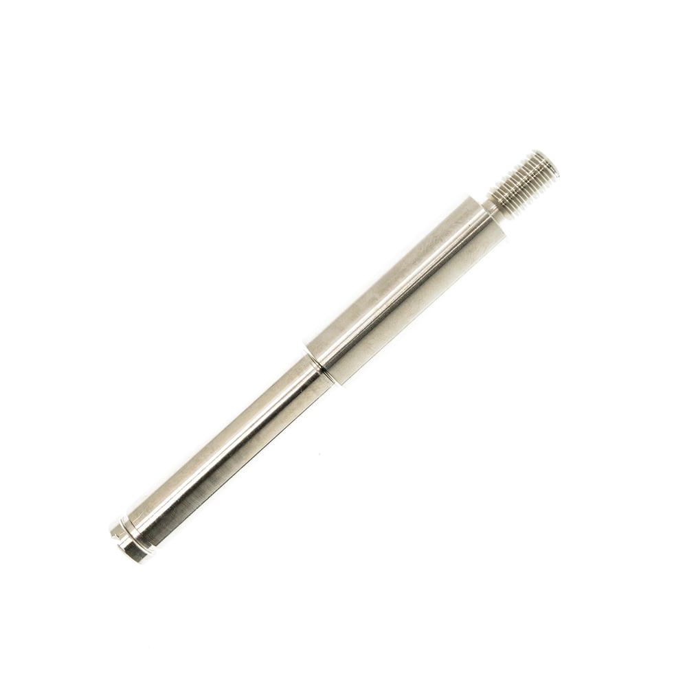 ARCADESHOCK(���������� ����å�) EX GEAR Replacement Titanium Shaft for Sanwa Denshi JLF or Hori Hayabusa EX ���� �����Ż� JLF / HORI(�ۥ�) Ȼ ���祤���ƥ��å���С� Ĺ���ѹ� -8mm / +10mm �������� ���ѥ���ե� �Хꥨ�������