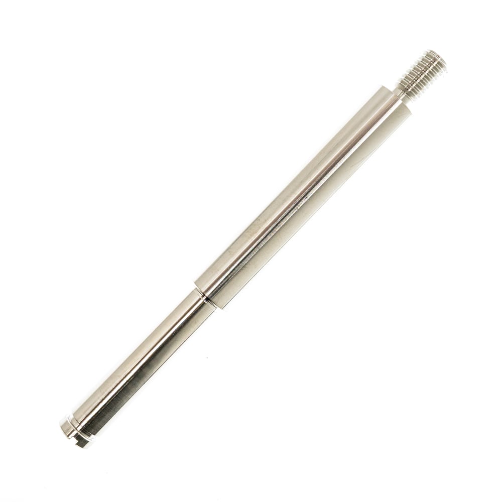 ARCADESHOCK(���������� ����å�) EX GEAR Replacement Titanium Shaft for Sanwa Denshi JLF or Hori Hayabusa EX ���� �����Ż� JLF / HORI(�ۥ�) Ȼ ���祤���ƥ��å���С� Ĺ���ѹ� -8mm / +10mm �������� ���ѥ���ե� �Хꥨ�������