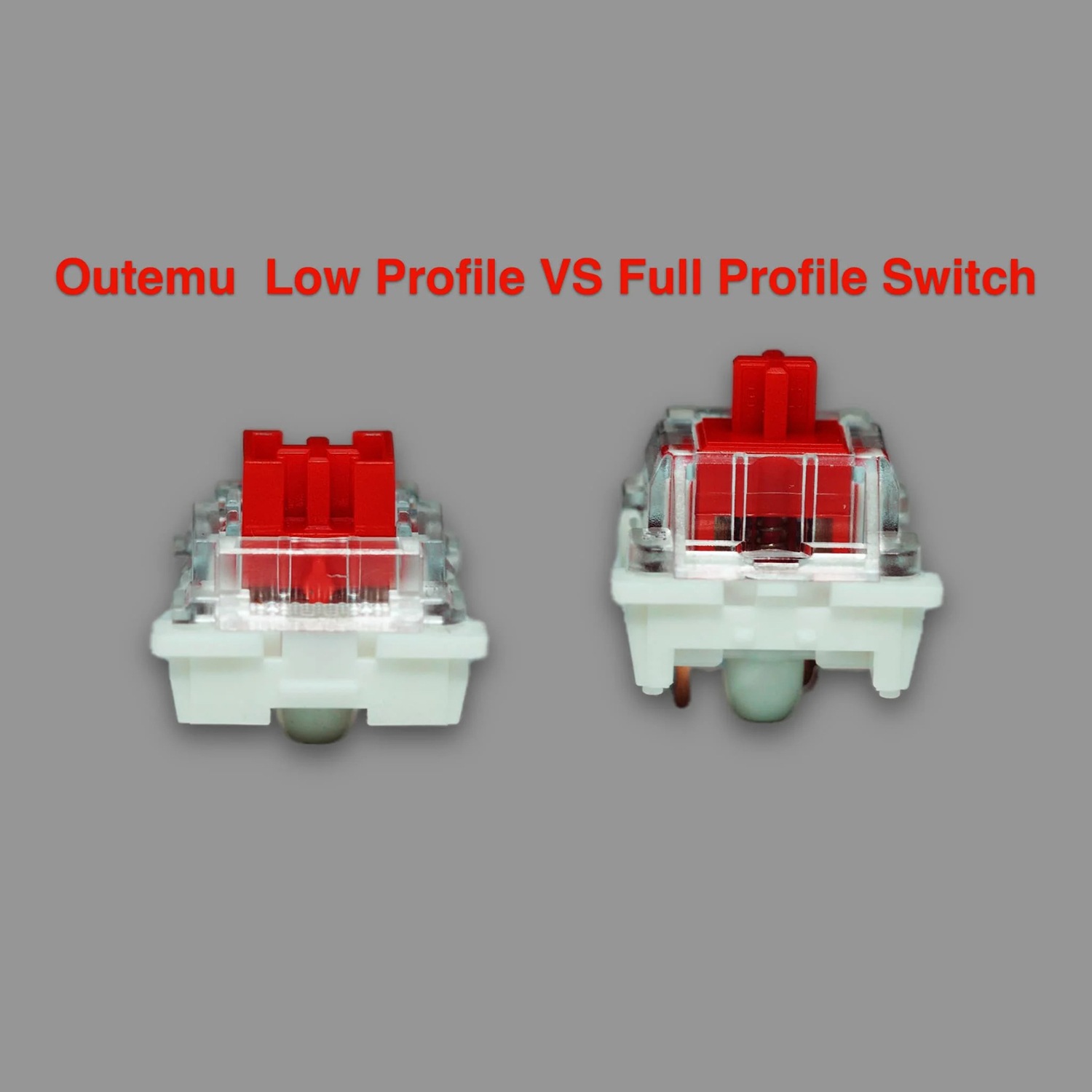 Outemu MX Switch Red Medium Profile for ASI LVL ���������� ���ƥ��å� ����ɥͥ��� LVL �侩 �����ƥ� MX �����å� ��å� �ߥǥ����� �ץ��ե�����