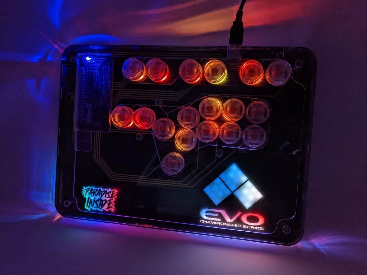 ڸ١ Paradise Arcade EVO Custom MPress Fighting Case ѥ   EVO  ץ쥹 եƥ 