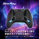 Brook StarRay �磻��쥹 ����ȥ����顼 PS5/Steam/IOS/Android/PC�б� RGB�饤�ƥ��� 6�����㥤�� ��ư��ǽ ���̥ܥ������ ���르�Υߥ����߷� Ĺ���֥Хåƥ꡼ ������ѥå�