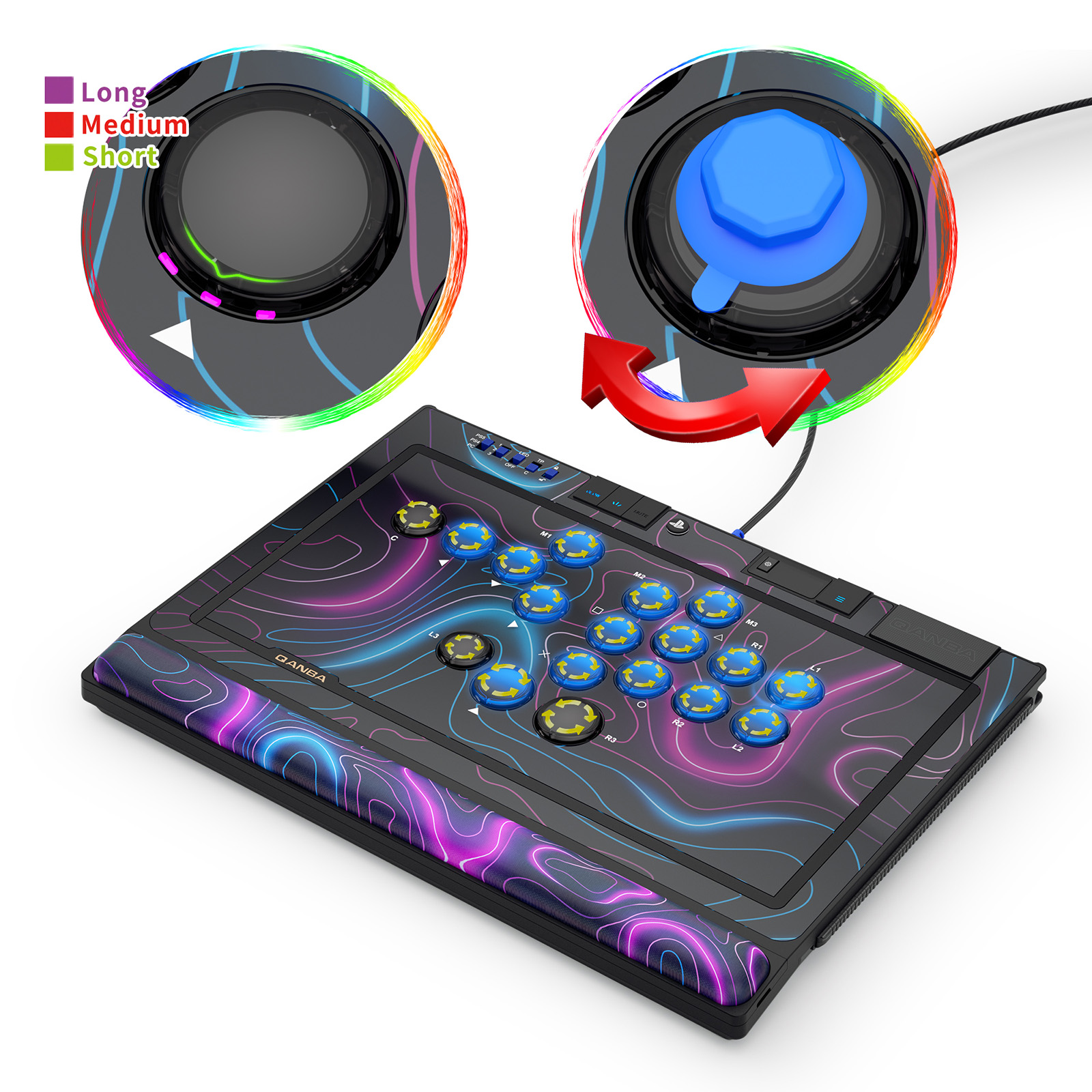 QANBA Sapphire レバーレスコントローラ Qanba Sapphire Arcade Controller クァンバ サファイア