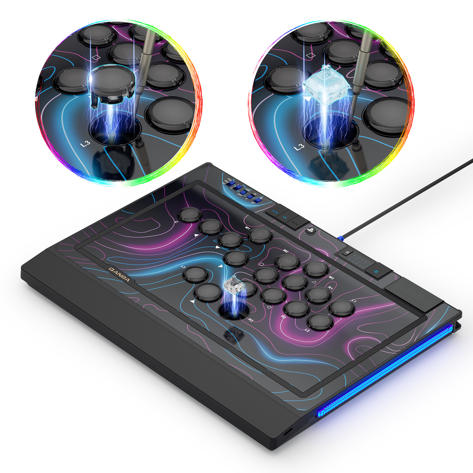 ジ*シ様 Qanba Sapphire Arcade Controller Qanba Sapphire Arcade Controller クァンバ サファイア