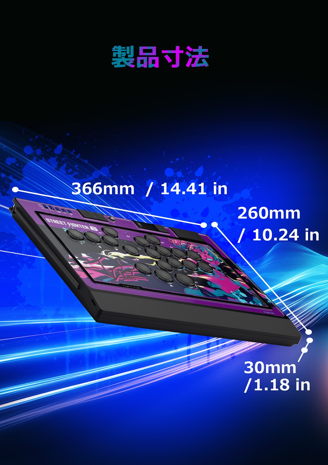 [������ŵ�դ�] Qanba SAPPHIRE �� Capcom Street Fighter 6 JURI Limited Edition S1-01 Arcade Controller ������� ���ե����� x ���ץ��� ���ȥ꡼�ȥե������� 6 ����� ��С��쥹 ���������� ����ȥ����顼 ��ߥƥåɥ��ǥ������ (PlayStation���5 / PlayStation���4 / PC)