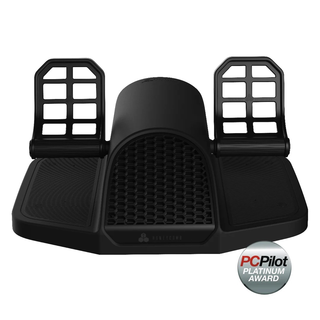 Honeycomb Aeronautical CHARLIE RUDDER PEDALS with adjustable tension �ϥ˥��� �������Ρ��ƥ����� ���㡼�꡼ ����� �ڥ��� �ƥ󥷥��Ĵ����ǽ�� �ѵ�����ͥ�줿����ߥ˥��๽¤ �׿�Ū�ʥ٥�ȥɥ饤�֥����ƥ� �ǿ�����μ����ۡ��륻�󥵡����� HC003073