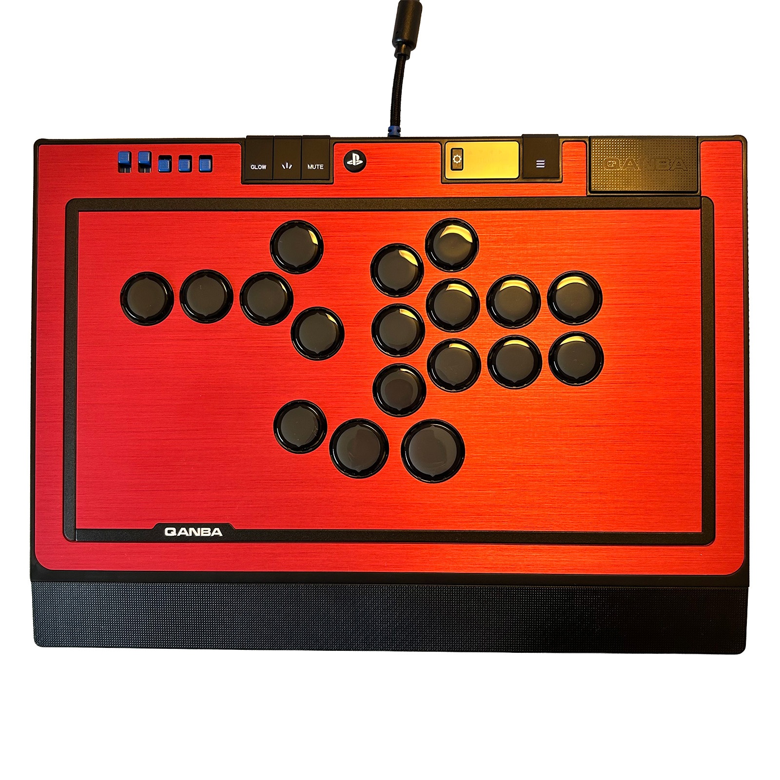 [���ե��å�] Qanba SAPPHIRE S1 Arcade Controller ������� ���ե����� ��С��쥹 ���������� ����ȥ����顼 & ARCADESHOCK HG Aluminum Panel ���������� ����å� �ϥ����졼�� ����ߥ˥���ѥͥ� & �����ܥ��� ����å� ���å� �Хꥨ�������