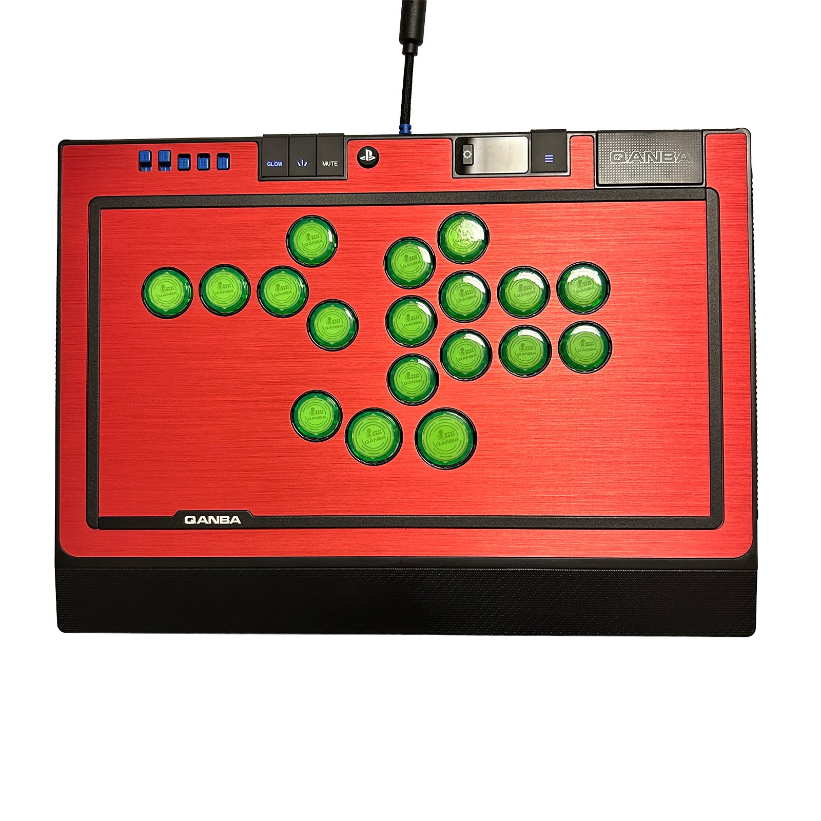 [���ե��å�] Qanba SAPPHIRE S1 Arcade Controller ������� ���ե����� ��С��쥹 ���������� ����ȥ����顼 & ARCADESHOCK HG Aluminum Panel ���������� ����å� �ϥ����졼�� ����ߥ˥���ѥͥ� & �����ܥ��� ����å� ���å� �Хꥨ�������