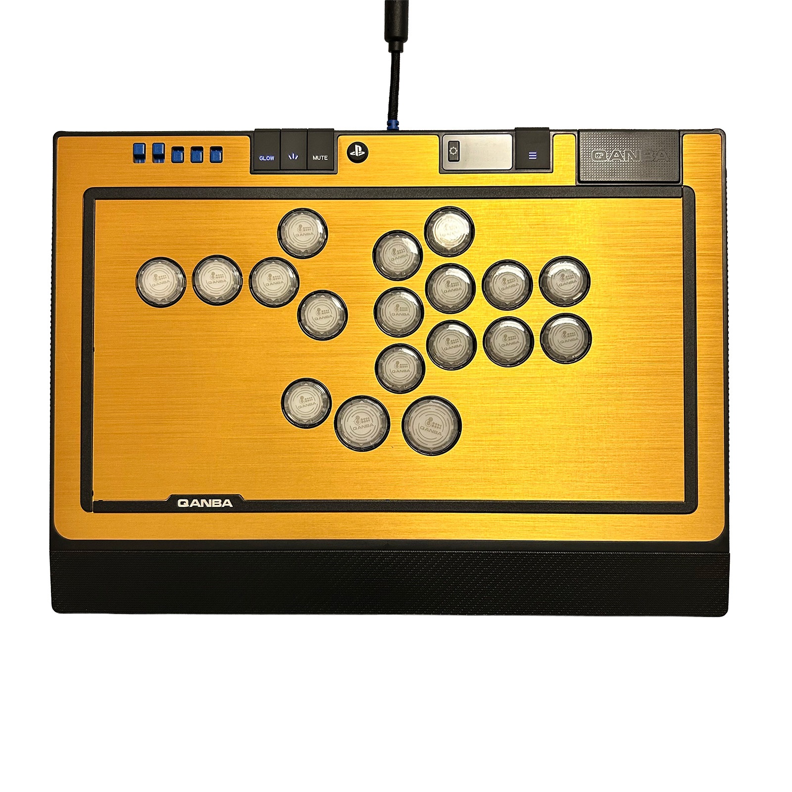 [���ե��å�] Qanba SAPPHIRE S1 Arcade Controller ������� ���ե����� ��С��쥹 ���������� ����ȥ����顼 & ARCADESHOCK HG Aluminum Panel ���������� ����å� �ϥ����졼�� ����ߥ˥���ѥͥ� & �����ܥ��� ����å� ���å� �Хꥨ�������