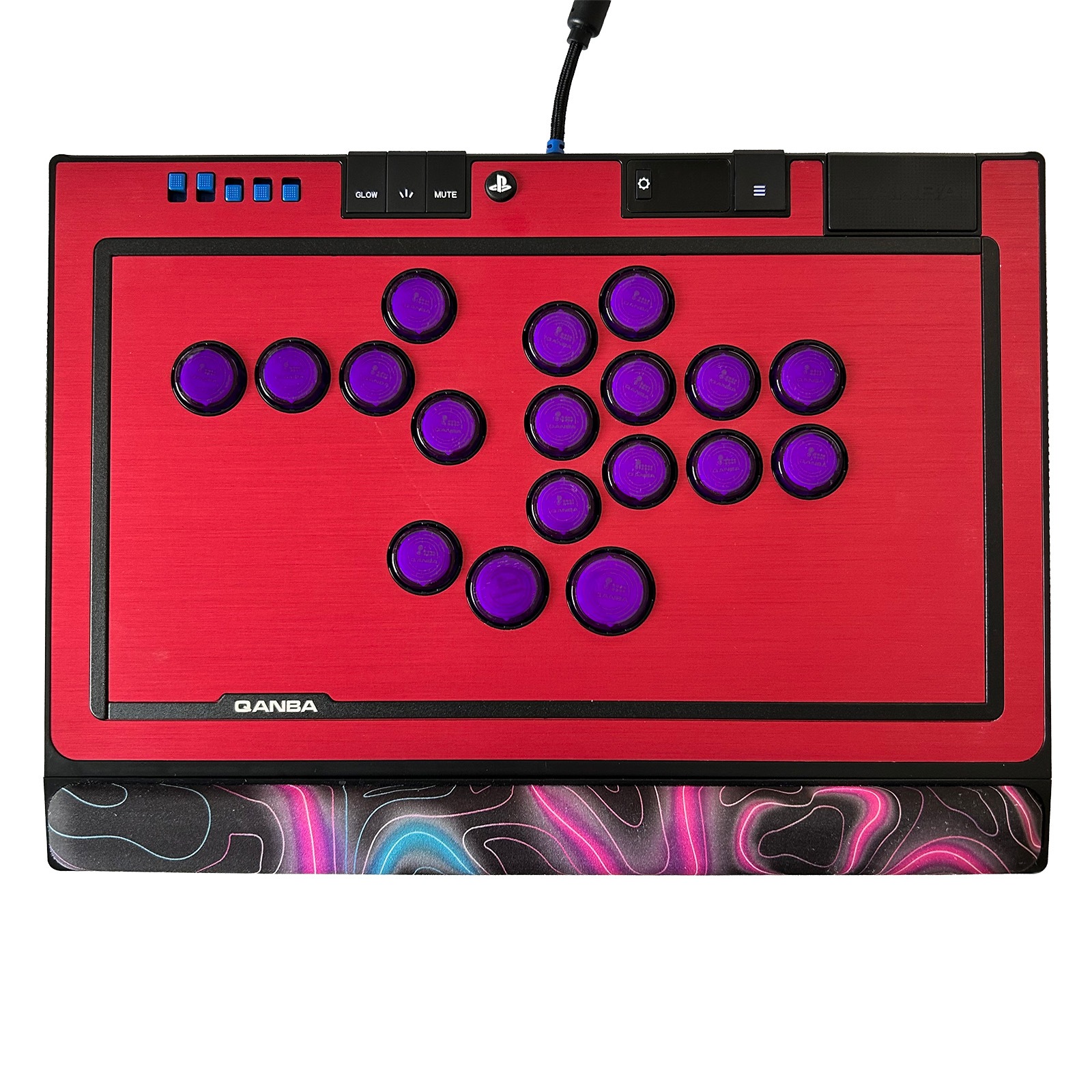 [���ե��å�] Qanba SAPPHIRE S1 Arcade Controller ������� ���ե����� ��С��쥹 ���������� ����ȥ����顼 & ARCADESHOCK HG Aluminum Panel ���������� ����å� �ϥ����졼�� ����ߥ˥���ѥͥ� & �����ܥ��� ����å� ���å� �Хꥨ�������