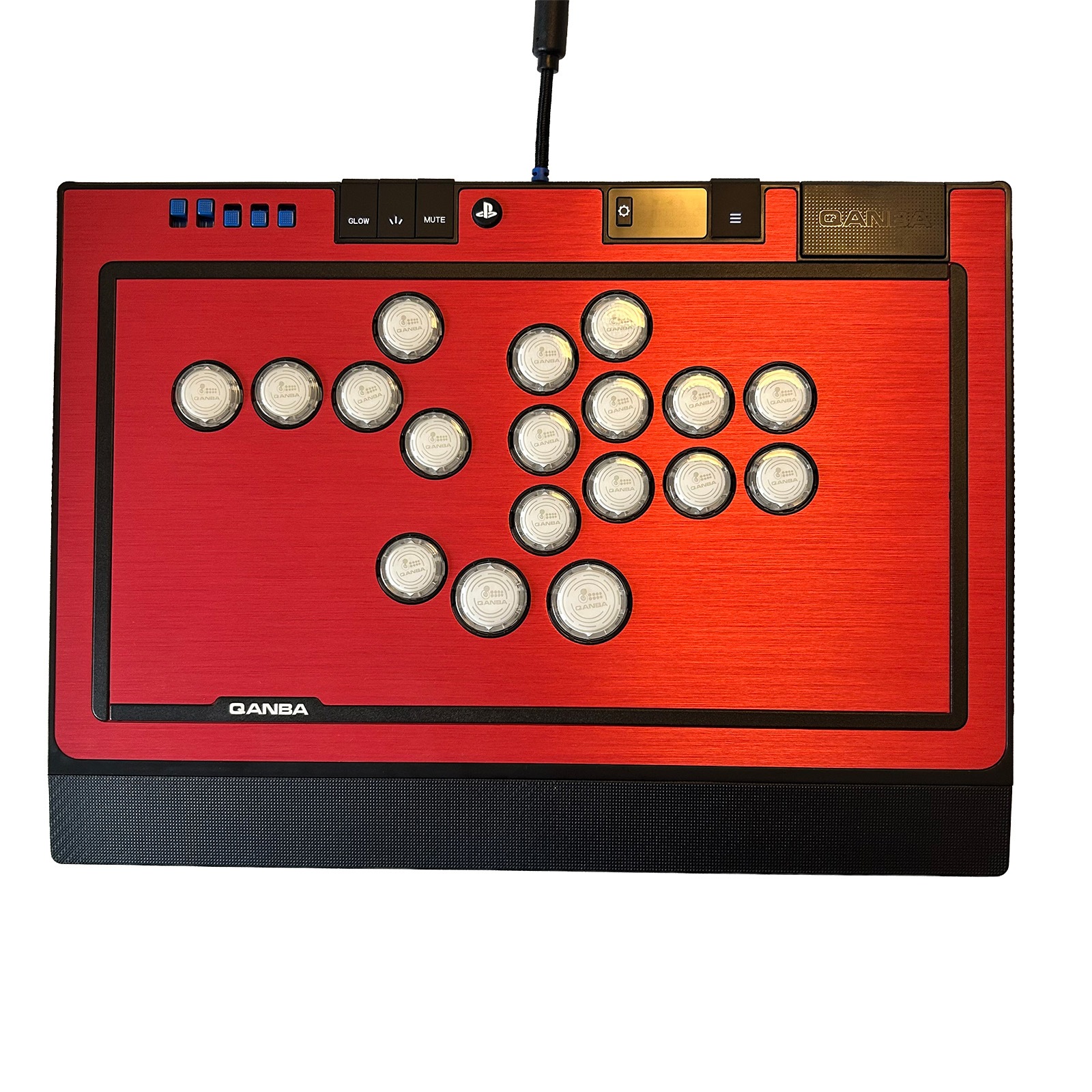 [���ե��å�] Qanba SAPPHIRE S1 Arcade Controller ������� ���ե����� ��С��쥹 ���������� ����ȥ����顼 & ARCADESHOCK HG Aluminum Panel ���������� ����å� �ϥ����졼�� ����ߥ˥���ѥͥ� & �����ܥ��� ����å� ���å� �Хꥨ�������