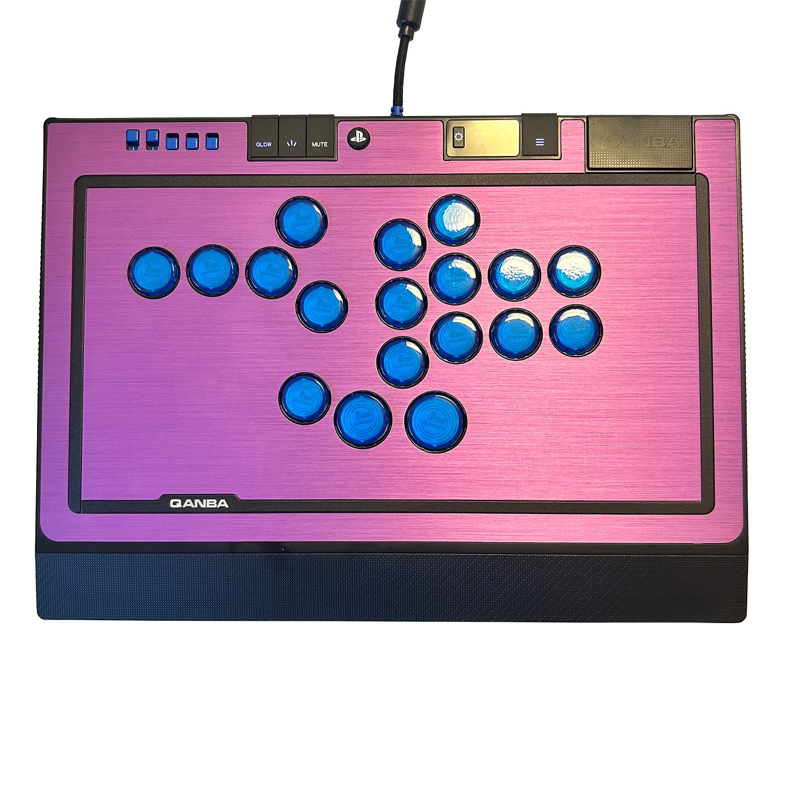 [���ե��å�] Qanba SAPPHIRE S1 Arcade Controller ������� ���ե����� ��С��쥹 ���������� ����ȥ����顼 & ARCADESHOCK HG Aluminum Panel ���������� ����å� �ϥ����졼�� ����ߥ˥���ѥͥ� & �����ܥ��� ����å� ���å� �Хꥨ�������