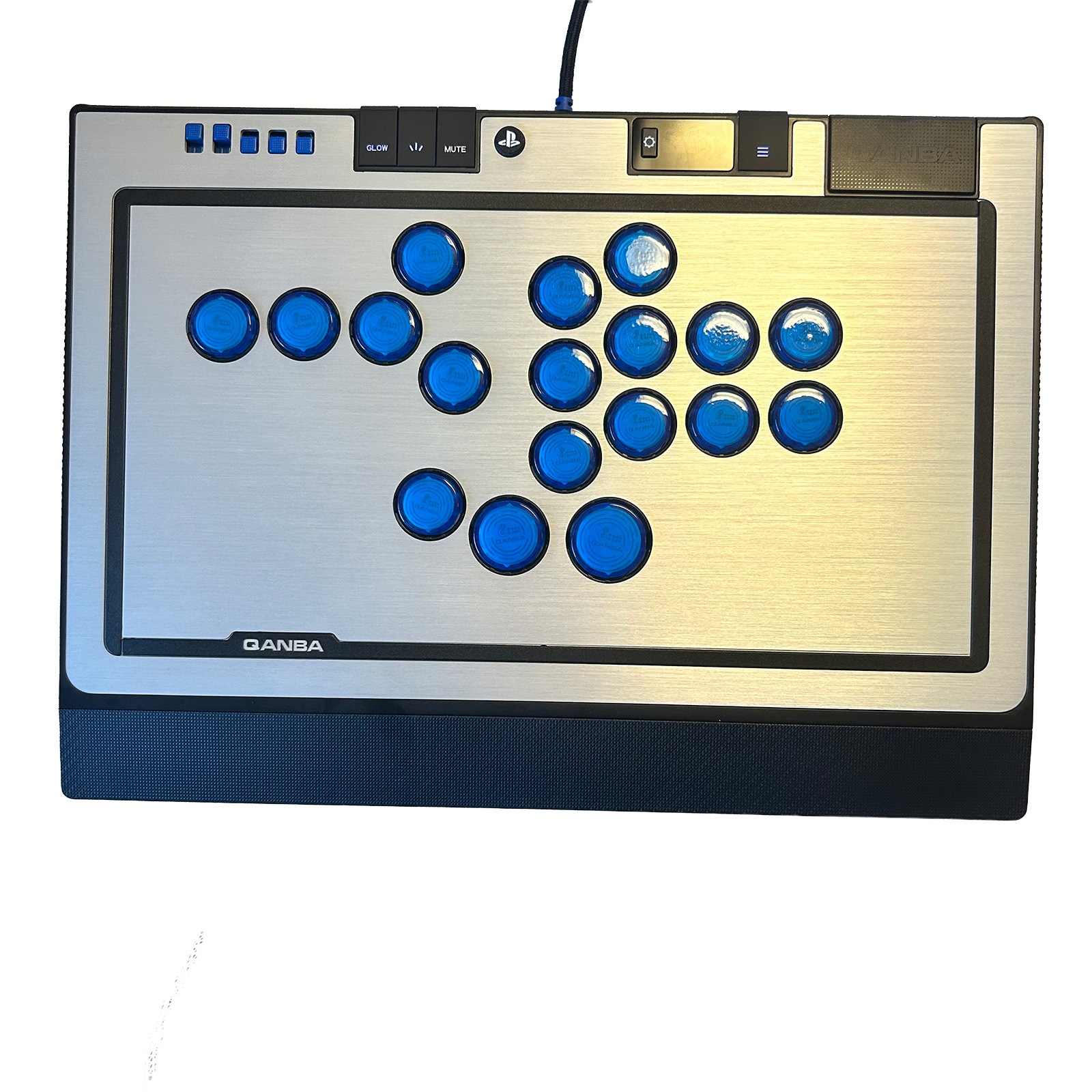 [���ե��å�] Qanba SAPPHIRE S1 Arcade Controller ������� ���ե����� ��С��쥹 ���������� ����ȥ����顼 & ARCADESHOCK HG Aluminum Panel ���������� ����å� �ϥ����졼�� ����ߥ˥���ѥͥ� & �����ܥ��� ����å� ���å� �Хꥨ�������