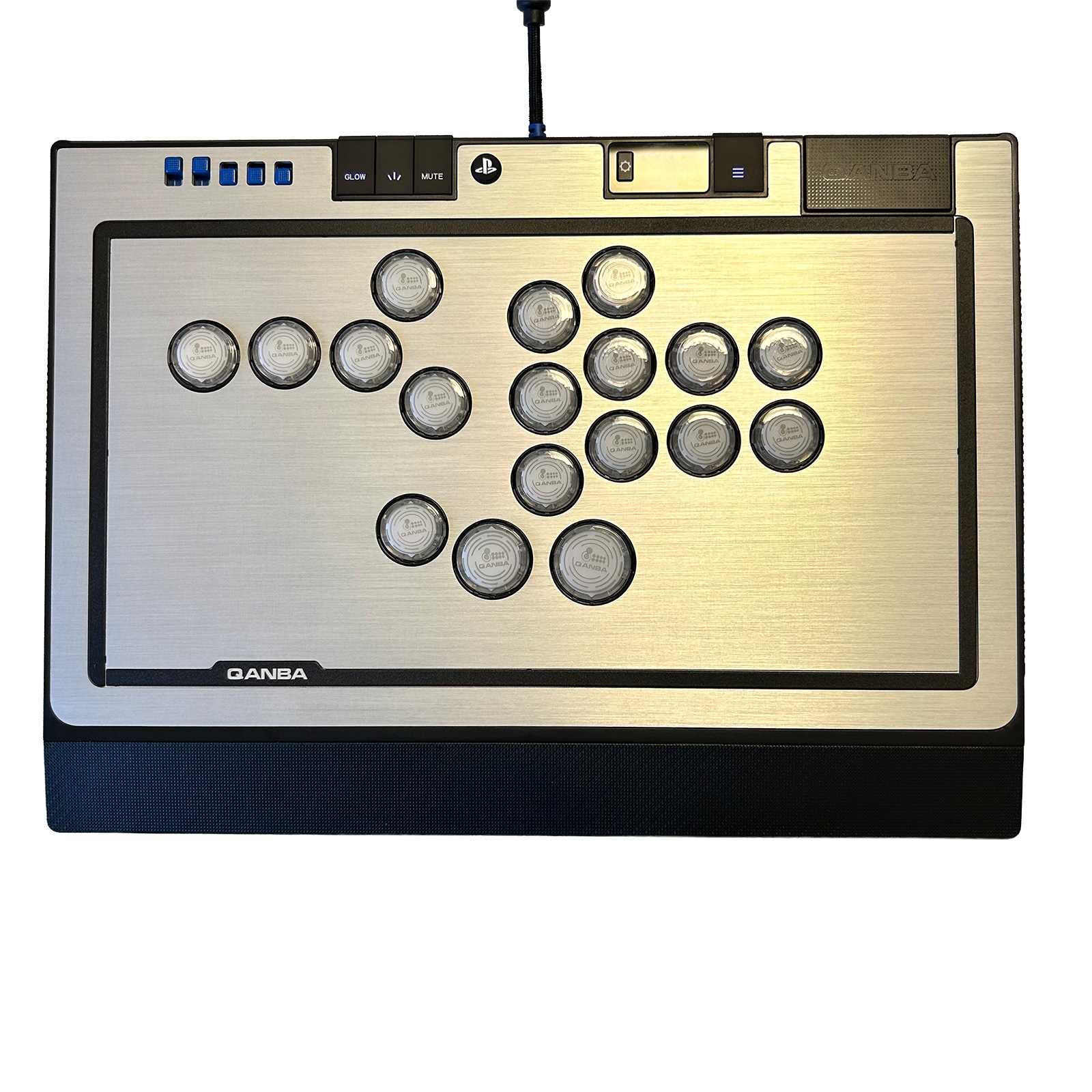 [���ե��å�] Qanba SAPPHIRE S1 Arcade Controller ������� ���ե����� ��С��쥹 ���������� ����ȥ����顼 & ARCADESHOCK HG Aluminum Panel ���������� ����å� �ϥ����졼�� ����ߥ˥���ѥͥ� & �����ܥ��� ����å� ���å� �Хꥨ�������