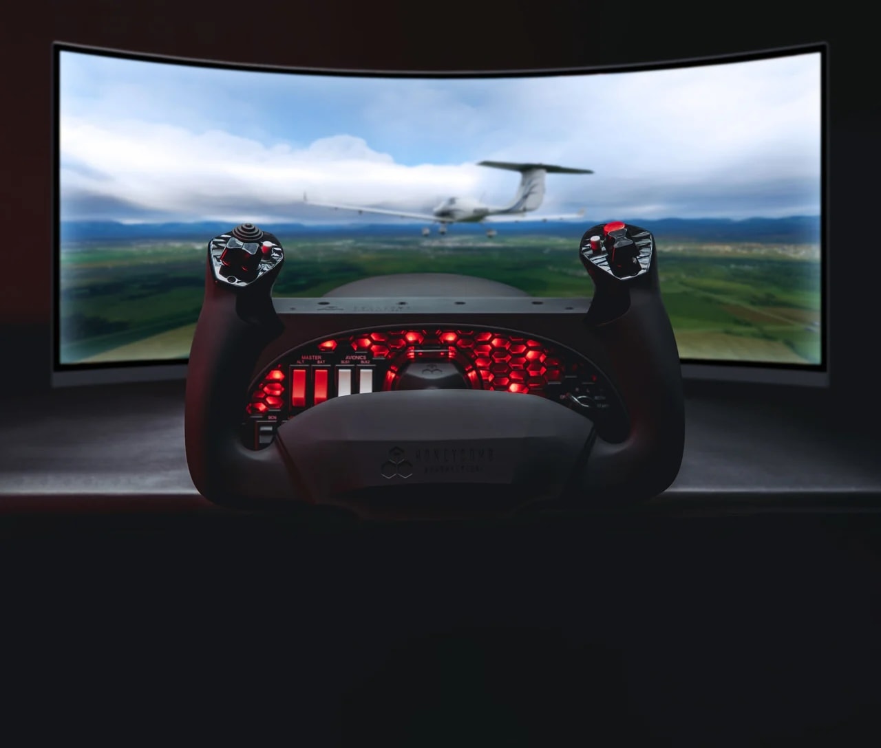 Honeycomb Aeronautical ALPHA FLIGHT CONTROLS YOKE & SWITCH