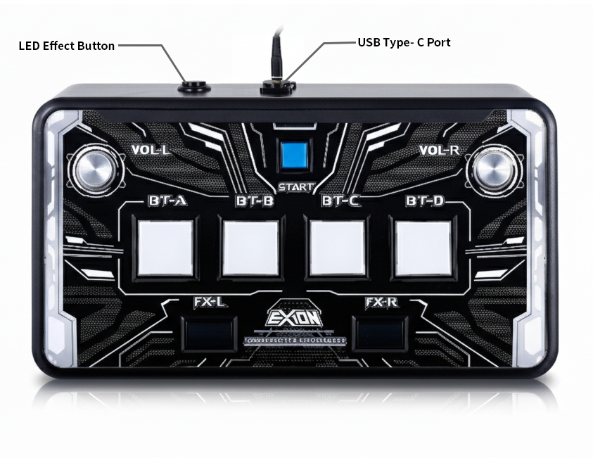 プレオーダー] Exion Sound Voltex SDVX Rhythm Game Controller CALT
