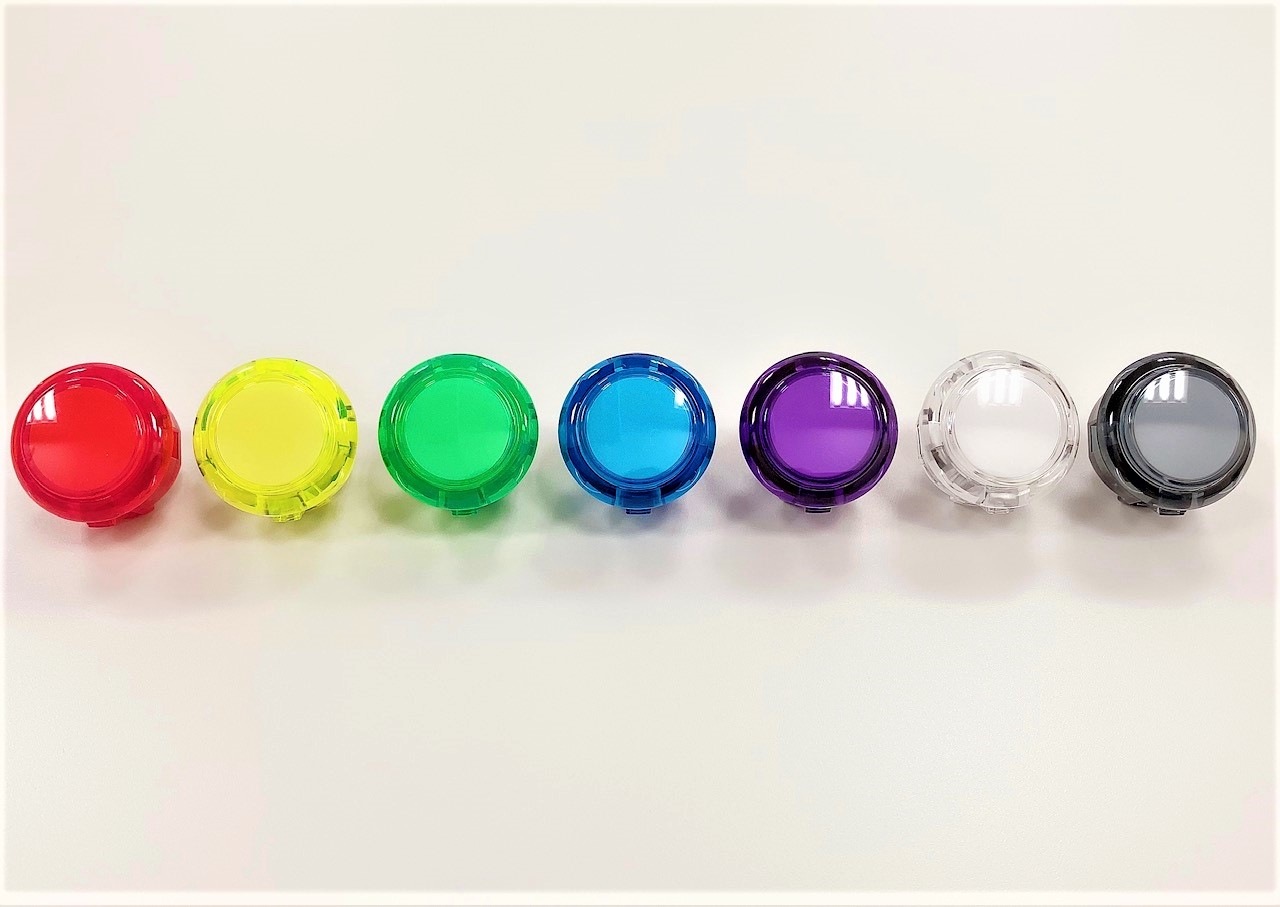 新品 Gamer Finger クリア 30φはめ込み式 アケコン CIELOGAMES】 GamerFinger HBFS-30 ハメ込み式 30mm | ボタン