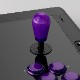 Qanba Prizm Bat top Handle Arcade Joystick's Oval Balltop Arcade Ellipse Topball Handle ������� �ץꥺ�� �Хåȥȥå� �ϥ�ɥ� �ʱ߷��ܡ���ȥå�  �ʱߥȥåץܡ���ϥ�ɥ�