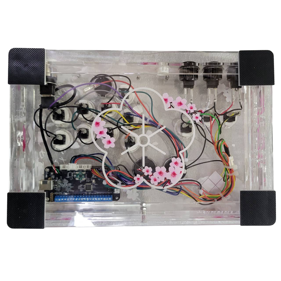 ARCADE SHOCK AS TRAVELER ACRYLIC CONTROLLER CASE EVO Japan SAKURA