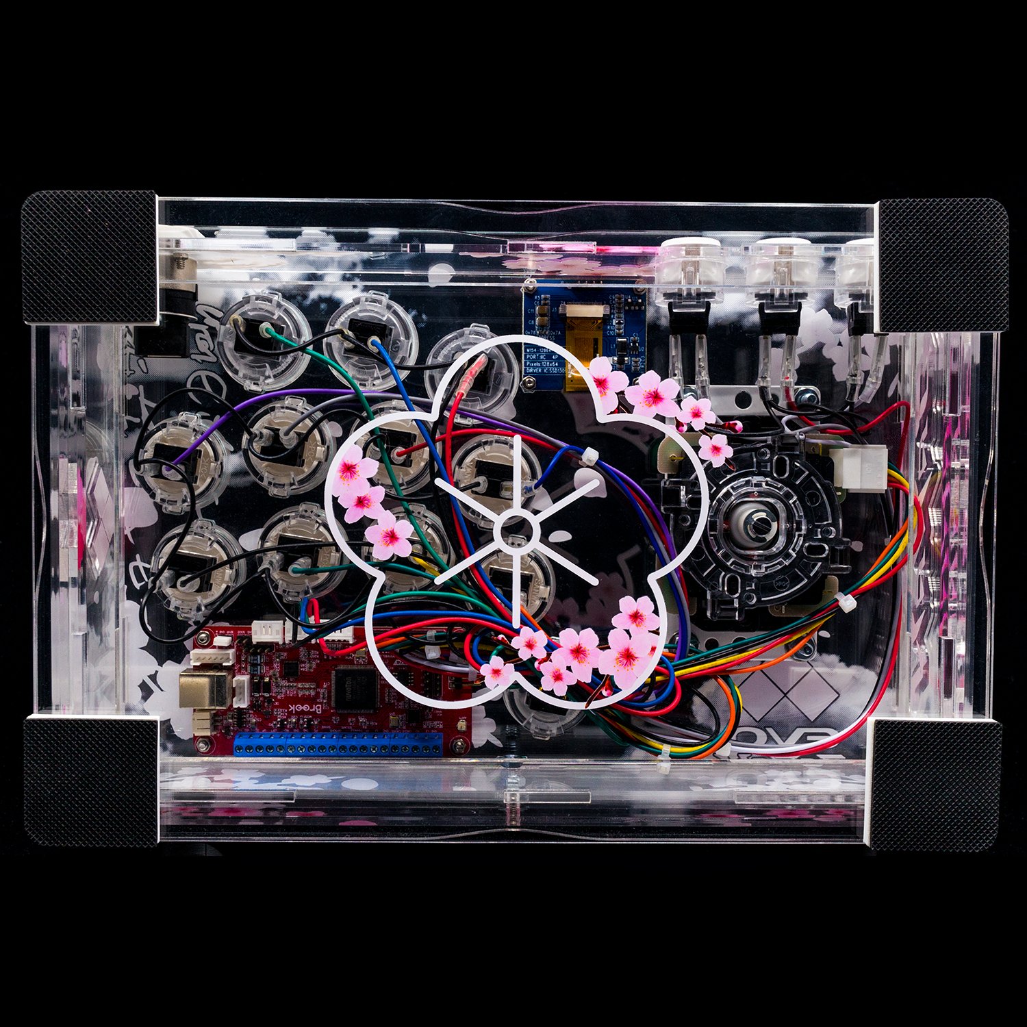 ARCADE SHOCK AS TRAVELER ACRYLIC CONTROLLER CASE EVO Japan SAKURA EDITION  å AS ȥ٥顼 EVO Japan   ȥ顼  ñ ѡĤ䥢꡼°ޤ