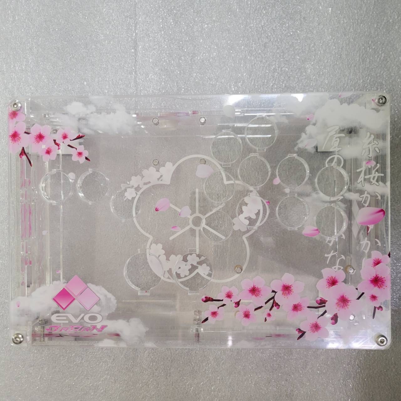 ARCADE SHOCK AS TRAVELER ACRYLIC CONTROLLER CASE EVO Japan SAKURA
