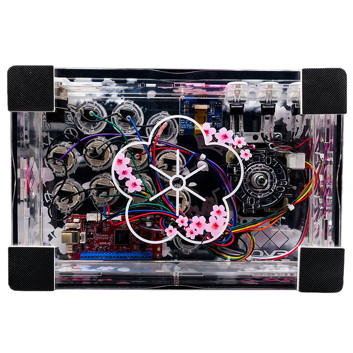 ARCADE SHOCK AS TRAVELER ACRYLIC CONTROLLER CASE EVO Japan SAKURA EDITION ���������� ����å� AS �ȥ�٥顼 EVO Japan �� ������� ����ȥ����顼 ������ñ�� / ����ȥ����顼������