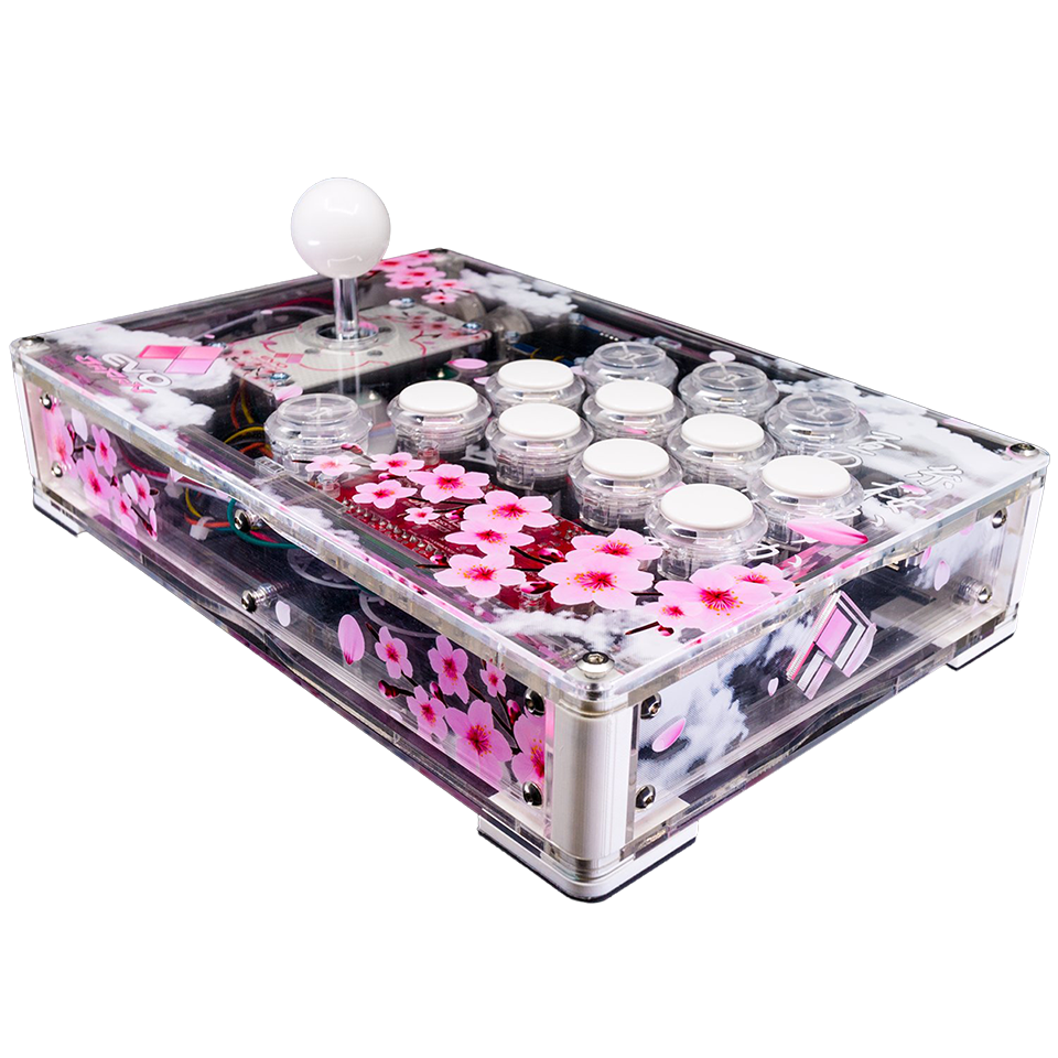 ARCADE SHOCK AS TRAVELER ACRYLIC CONTROLLER CASE EVO Japan SAKURA