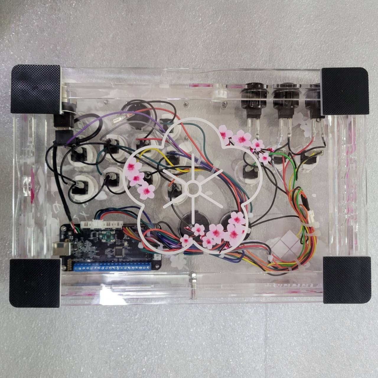 ARCADE SHOCK AS TRAVELER ACRYLIC CONTROLLER CASE EVO Japan SAKURA