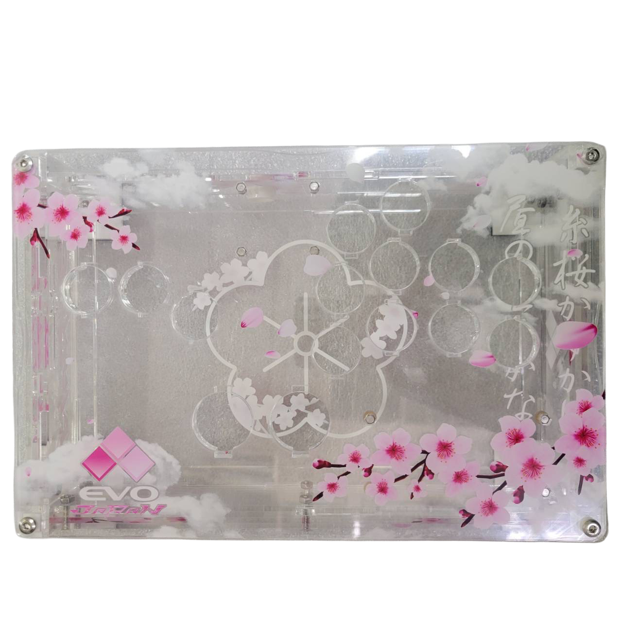 ARCADE SHOCK AS TRAVELER ACRYLIC CONTROLLER CASE EVO Japan SAKURA EDITION ���������� ����å� AS �ȥ�٥顼 EVO Japan �� ������� ����ȥ����顼 ������ñ�� / ����ȥ����顼������