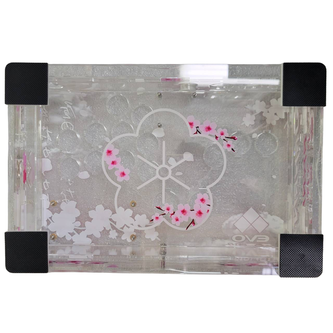 ARCADE SHOCK AS TRAVELER ACRYLIC CONTROLLER CASE EVO Japan SAKURA EDITION ���������� ����å� AS �ȥ�٥顼 EVO Japan �� ������� ����ȥ����顼 ������ñ�� / ����ȥ����顼������