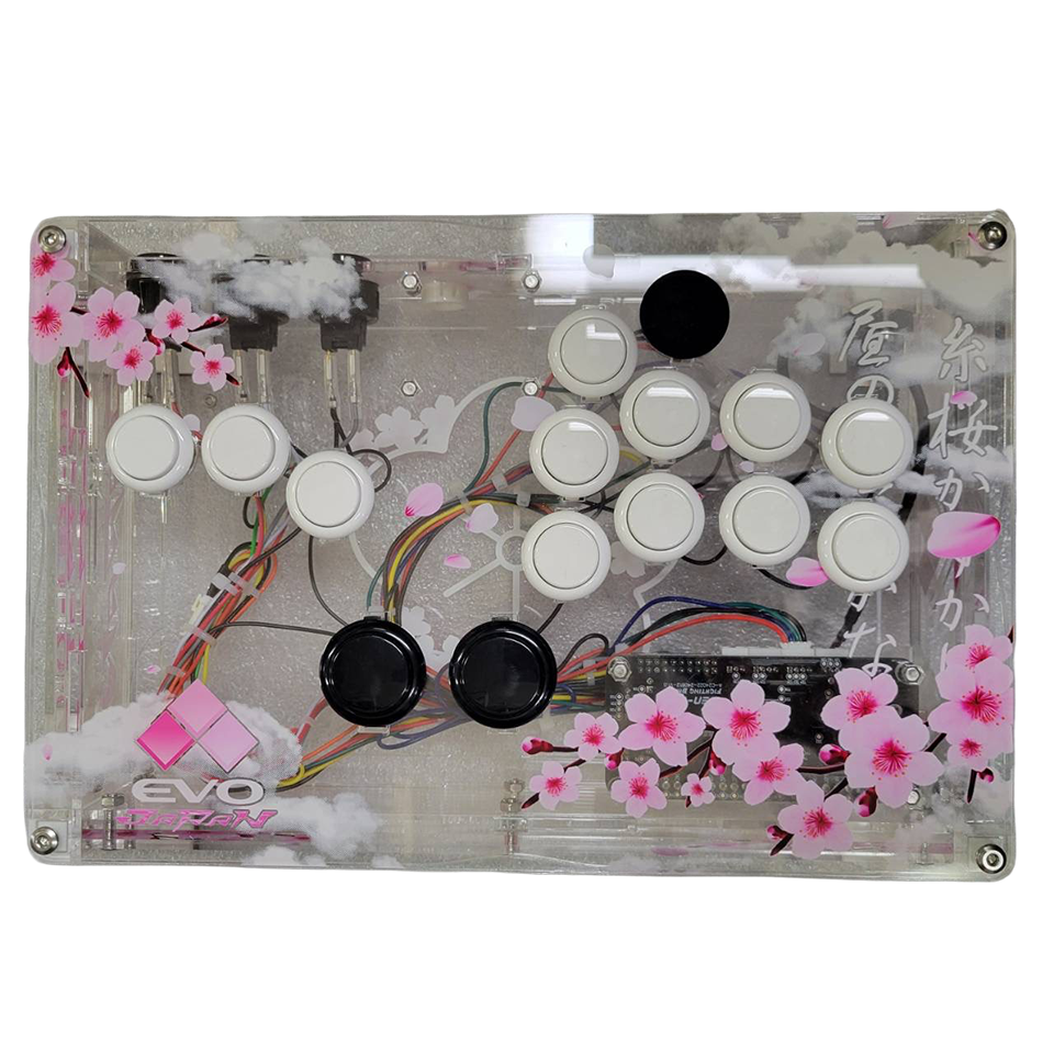 ARCADE SHOCK AS TRAVELER ACRYLIC CONTROLLER CASE EVO Japan SAKURA