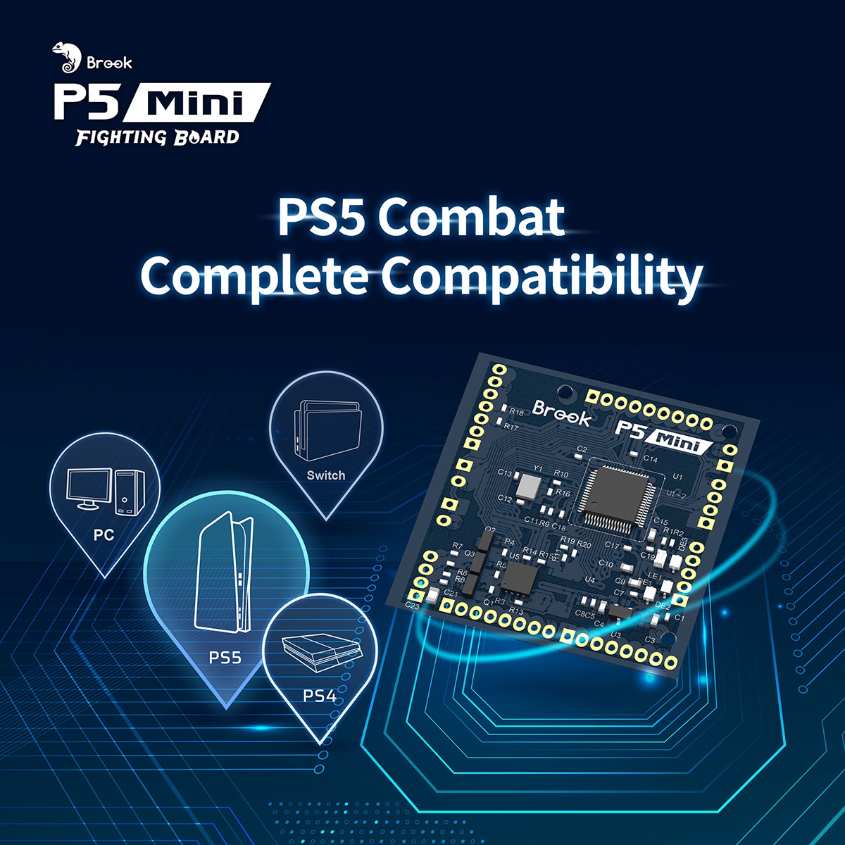 Brook P5 mini Fighting Board - P5 ミニ ファイティングボード