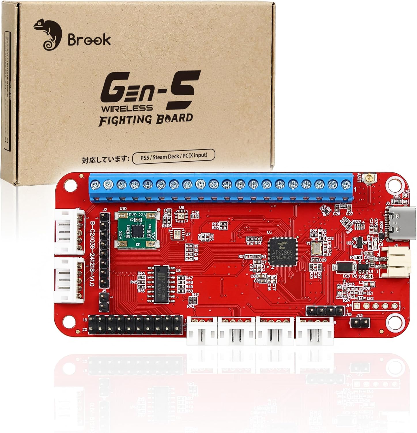Brook GEN-5W Fighting Board ワイヤレス対応コントローラーボード（P5