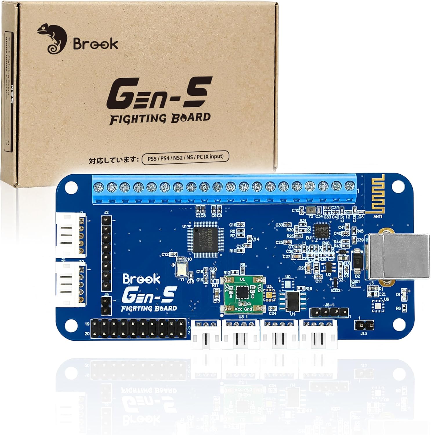 PunkWorkshop Brook基盤 ps5 Switch2対応 Brook GEN-5 Fighting Board - GEN5 最強のクロスジェネレーション