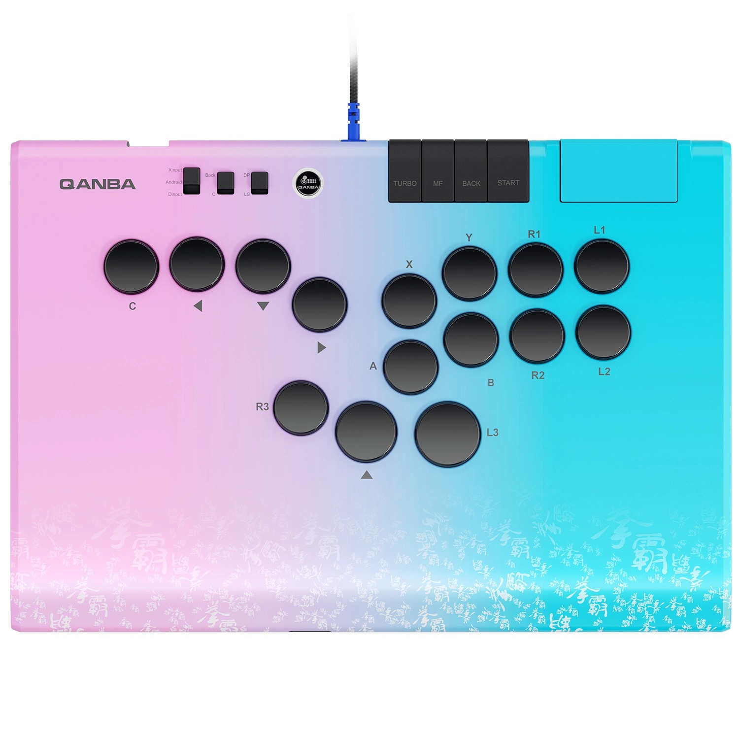 [�ץ쥪������ & ���̸���ȯ�䵭ǰ�ץ쥼���] Qanba Ruby Super Wireless Arcade Controller ������� ��ӡ� ��С��쥹 �����ѡ� �磻��쥹 ���������� ����ȥ����顼��PC�б��˥Хꥨ�������