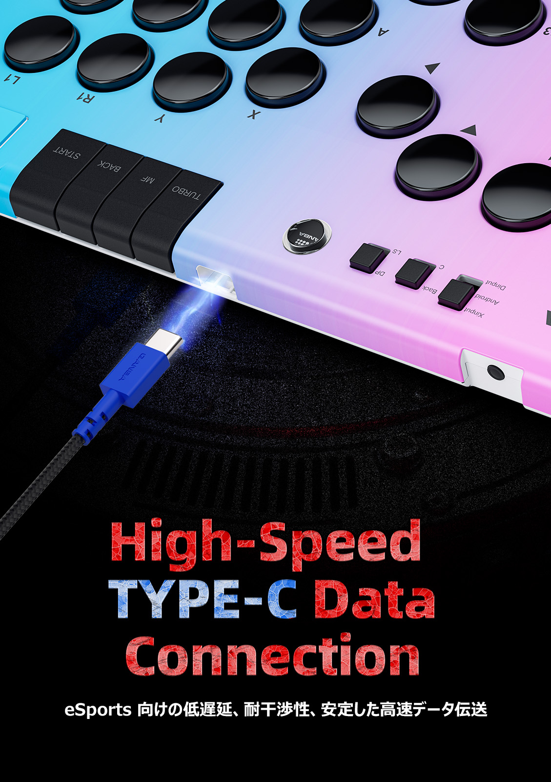 [�ץ쥪������ & ���̸���ȯ�䵭ǰ�ץ쥼���] Qanba Ruby Super Wireless Arcade Controller ������� ��ӡ� ��С��쥹 �����ѡ� �磻��쥹 ���������� ����ȥ����顼��PC�б��˥Хꥨ�������