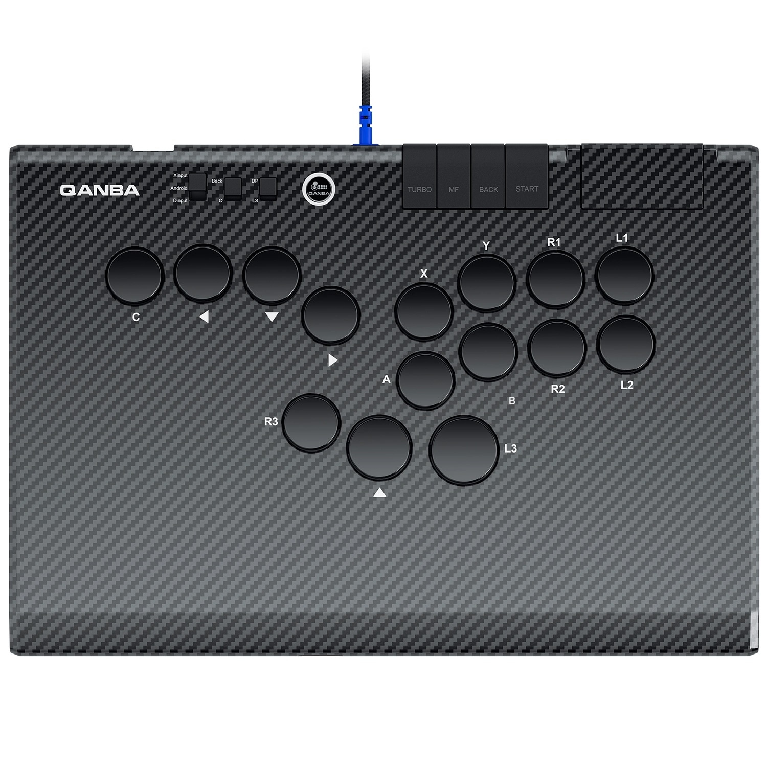 [�ץ쥪������ & ���̸���ȯ�䵭ǰ�ץ쥼���] Qanba Ruby Super Wireless Arcade Controller ������� ��ӡ� ��С��쥹 �����ѡ� �磻��쥹 ���������� ����ȥ����顼��PC�б��˥Хꥨ�������