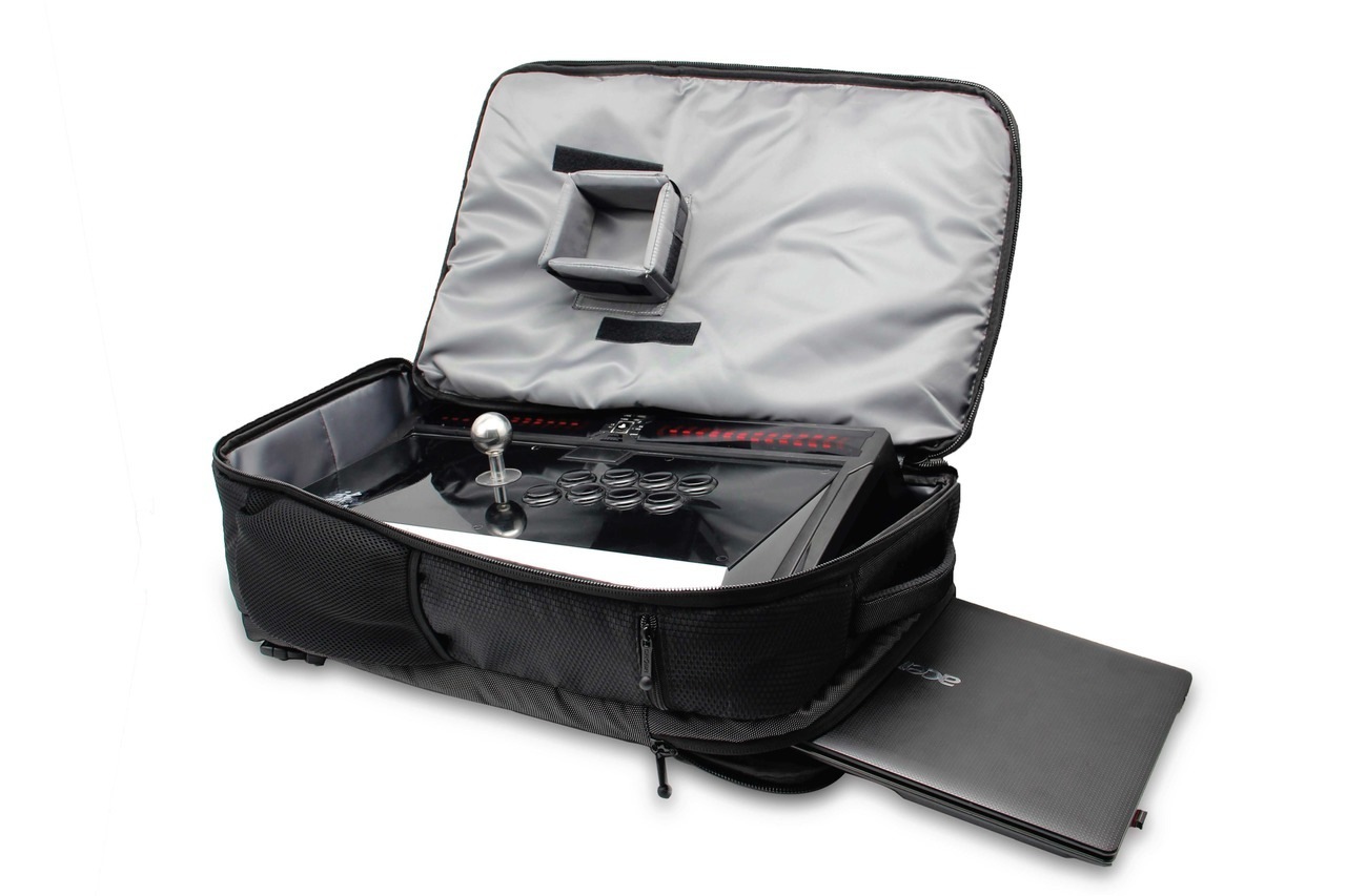 Qanba Aegis Arcade Joystick Backpack    祤ƥå Хåѥå ե륵Υ祤ƥåǼǽʡ֥סեĥͤ礭ơDragon ڡǼ