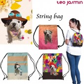 teojasminテオジャスマン　ストリングバッグ リュック エコバッグ ジムバッグ
