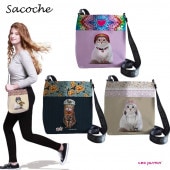 テオジャスマン サコッシュ 斜めがけバッグ Crossbody bag Jasmine 猫柄