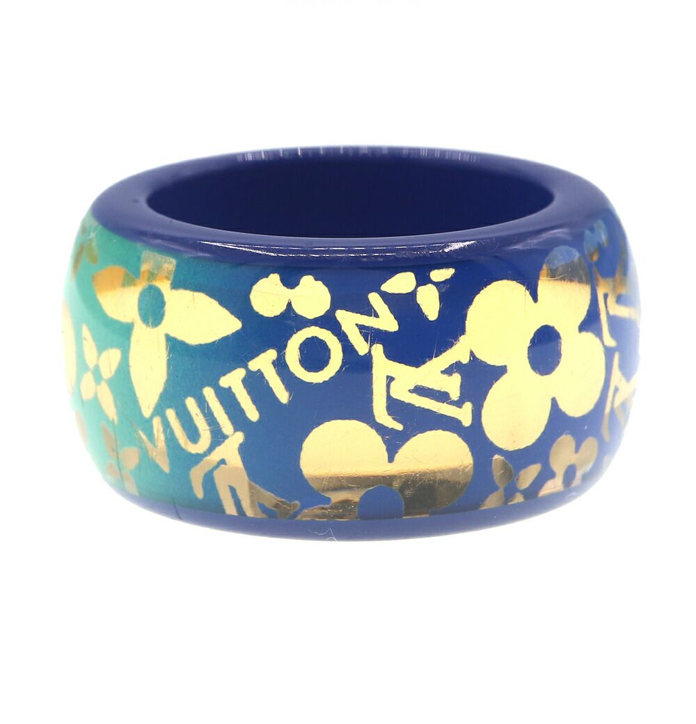 正規店購入　美品　ルイヴィトン　バーグ　バングル　トロピカルカクテル　ブルー 正規店購入美品ルイヴィトンバーグバングルトロピカルカクテルブルー