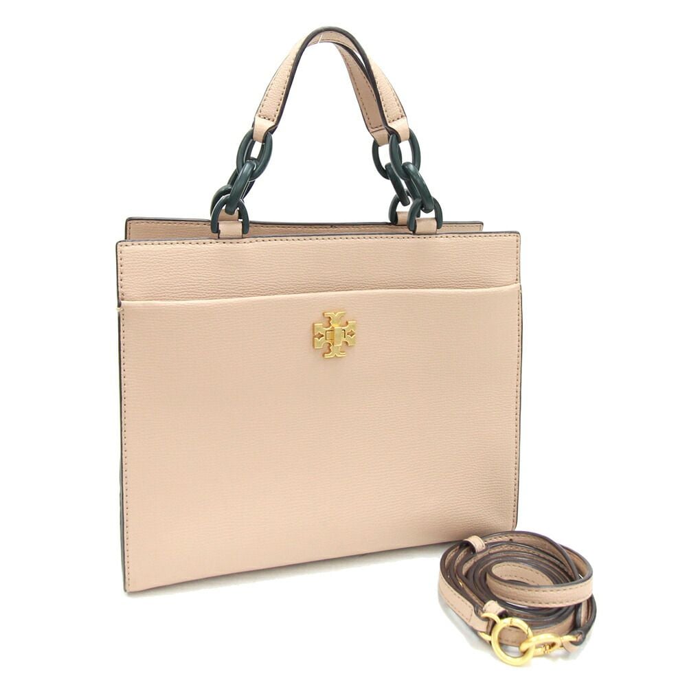 トリーバーチ ショルダーバッグ ハンドバッグ レザー 茶色 2way
