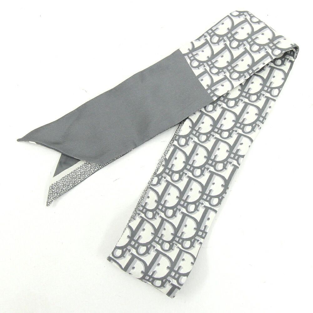 CHRISTIAN DIOR ミッツァスカーフ グレー ディオール