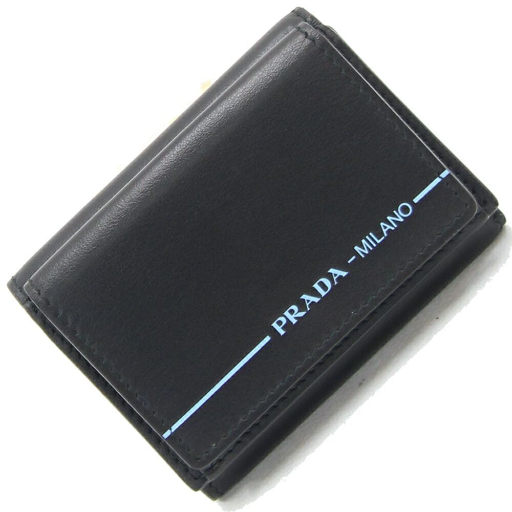 プラダ 2MH021 シティスポーツ レザー 三つ折り財布　小銭入れ付き プラダ 2MH021 シティスポーツ レザー 三つ折り財布小銭入れ付き