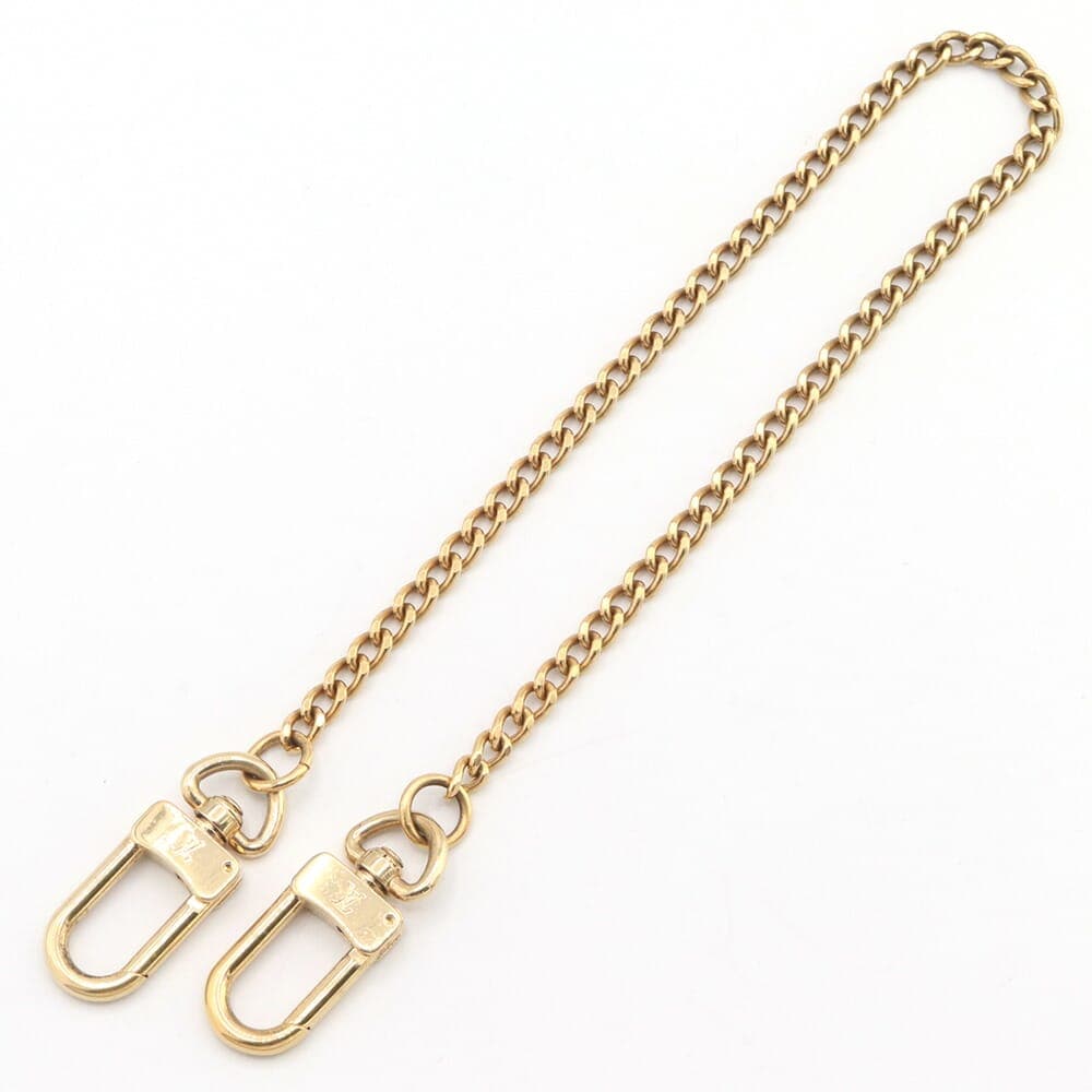 LOUIS VUITTON ゴールド ウォレットチェーン ルイヴィトン ウォレットチェーン モノグラム アコルディオン付属