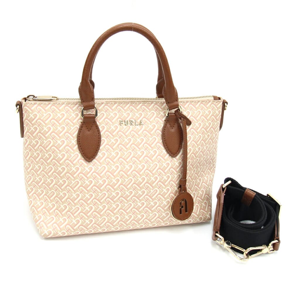 極美品 FURLA フルラ 斜め掛けショルダーバッグ 保管袋付 FURLA - 極美品 FURLA フルラ ショルダーバッグ レザー シボ革