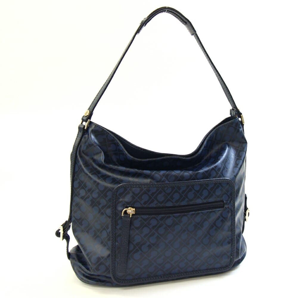 アンテプリマ ハンドバッグ デコラティーヴォ ブラック PVC