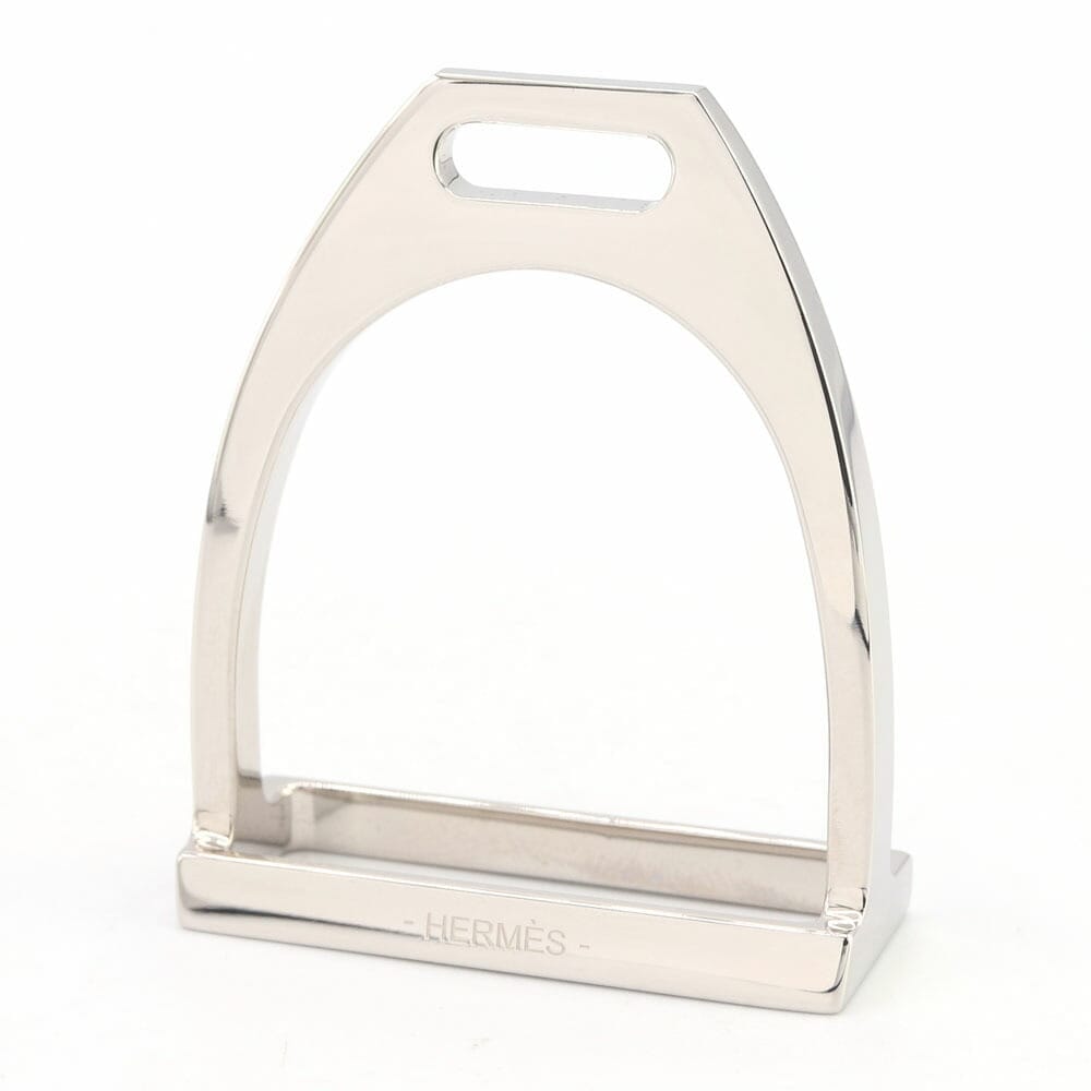 エルメス スカーフリング 90 エトリエ H603213S パラディウム 真鍮  