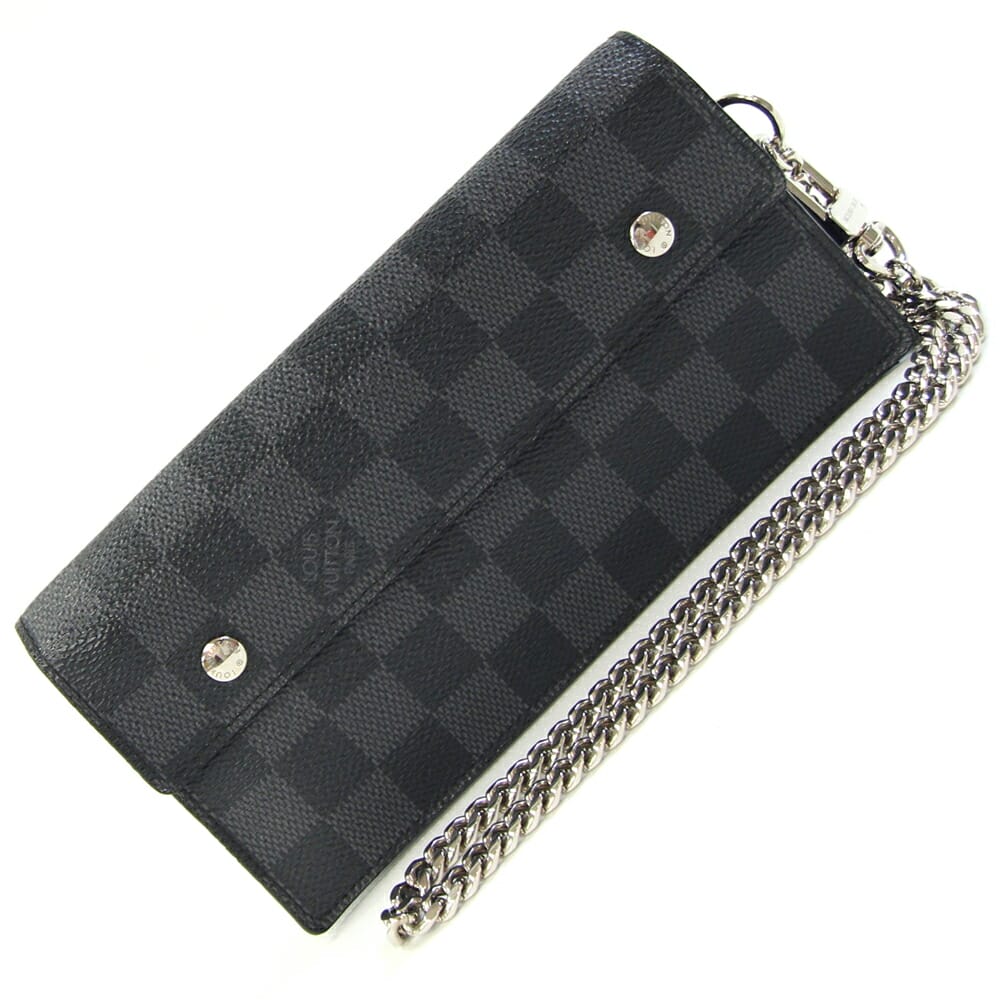 ルイヴィトン 二つ折り長財布 ダミエグラフィット ポルトフォイユ