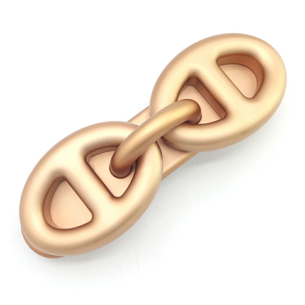 エルメス バレッタ トリ マイヨンGM H231034 ビスキュイ メタル 中古